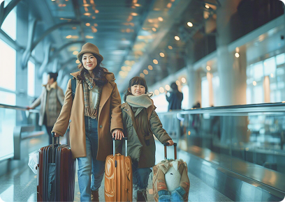 UK map showing airport locations covered by Coach Hire Network