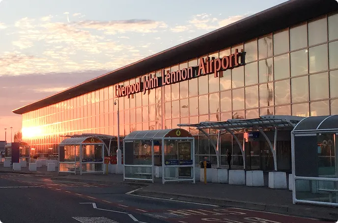 Liverpool airport terminal