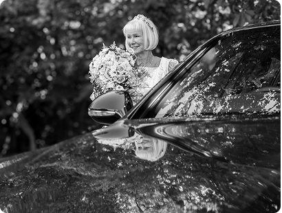 Executive wedding coach interior